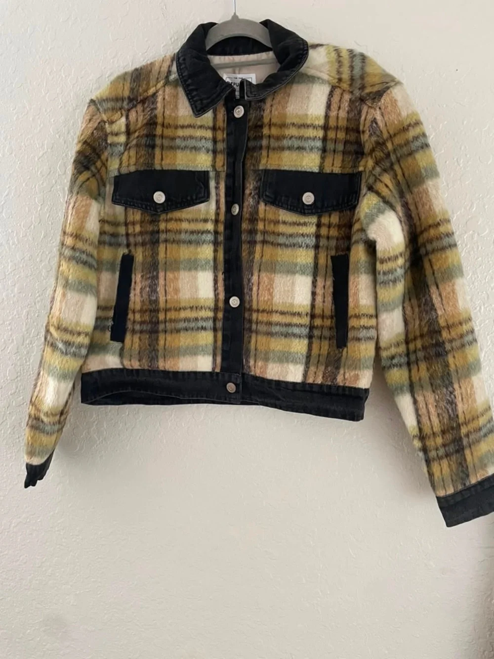 For The Republic plaid trucker